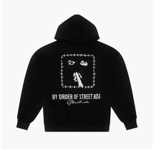 'Duo Logo' Black Hoodie