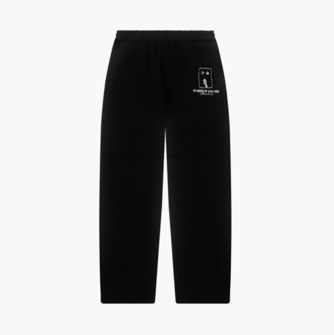 'Image Logo' Black Pant