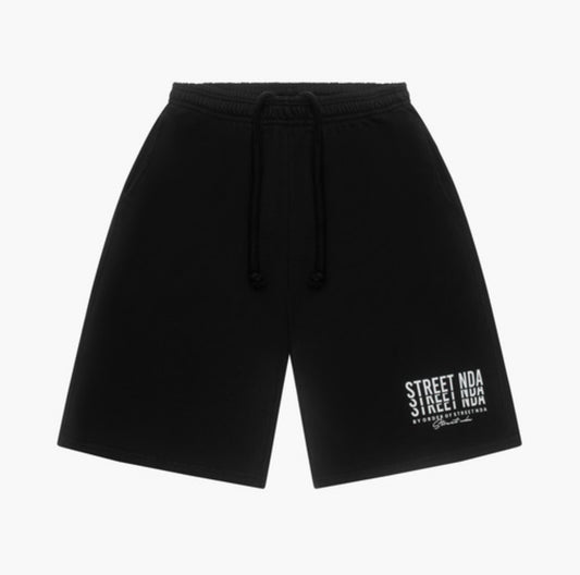 'Name Logo' Black Shorts